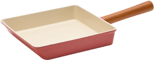 닥터하우스 오미자 계란말이 사각팬 22cm, 1개, 코랄
