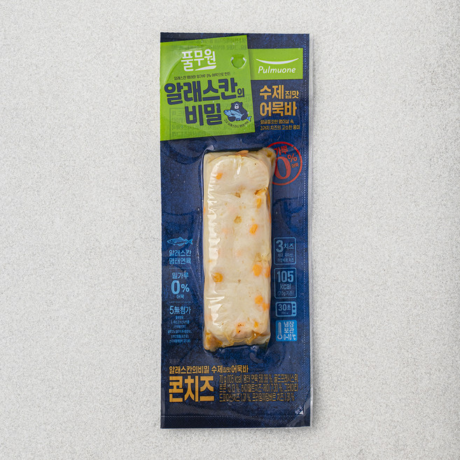 풀무원 알래스칸의비밀 수제 집맛 어묵바 콘치즈, 70g, 1개