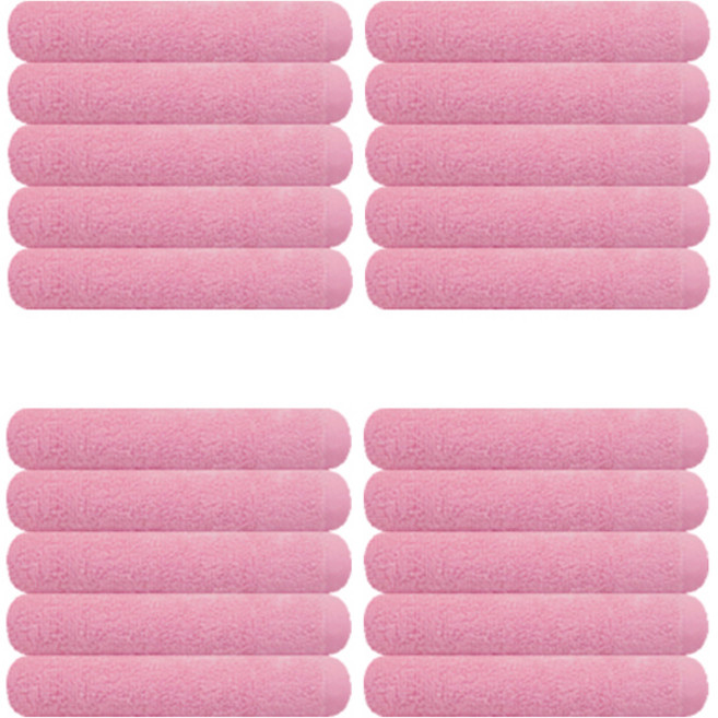 송월타월 데일리 38 얇은수건 95g 20수 면사, 베이비핑크, 20개