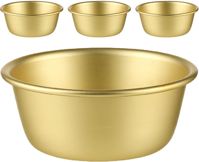 삼호유리 양은 막걸리잔 250ml, 4개