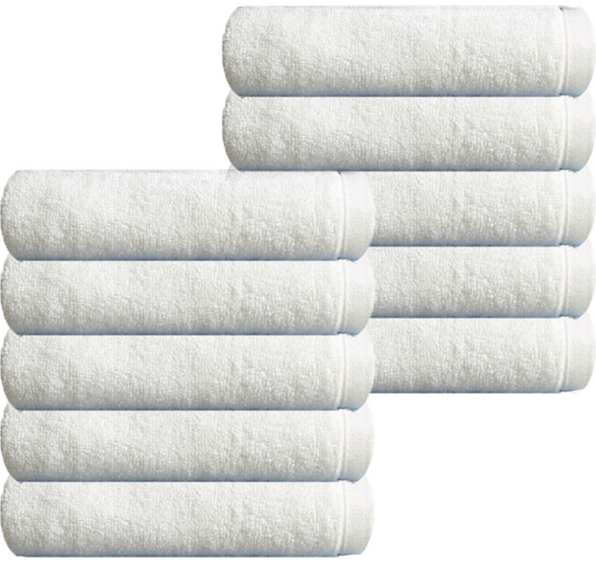 송월타월 크루아상 뱀부 타월 180g 뱀부얀, 아이보리, 10개