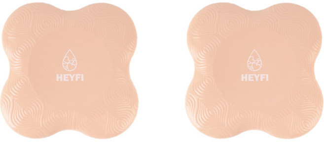 헤이피 손목 무릎 부상방지 요가패드 2p, 선셋피치, 2개