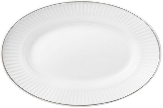 필리빗 플리세 실버림 오발 플레이트 175, 1개