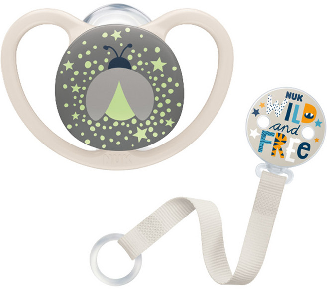 누크 스페이스 야광 노리개 젖꼭지 + 전용홀더 세트, S1(0~6개월), 반딧불(젖꼭지), 1세트