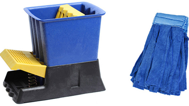 크린메이트 슈발 탈수기 + 극세사 마포걸레 수세미형 세트, 1세트