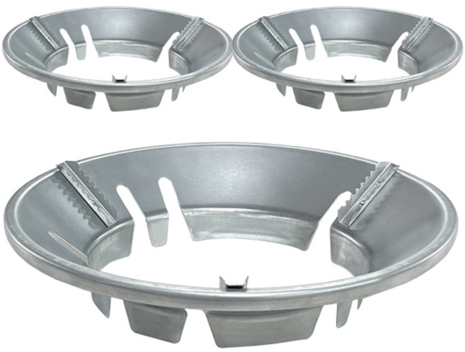 청소앤 바람잡아 8홀 가스렌지 바람막이, 실버, 3개