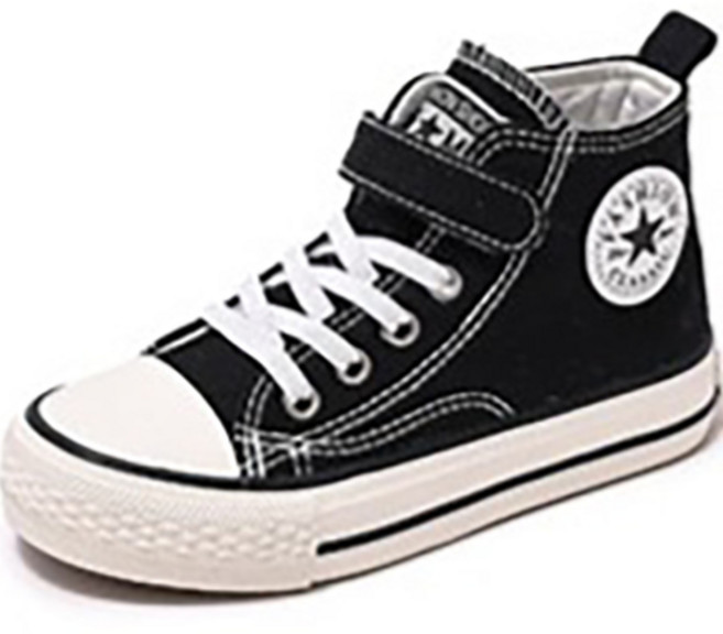 리틀잼스 아동용 하이탑 캔버스 스니커즈 운동화 kd3319