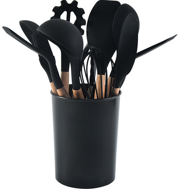 하이퍼플래닛 조리도구 세트, 12종, 블랙, 1개