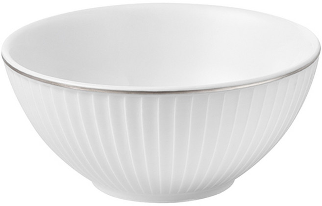 필리빗 플리세 실버림 밥그릇 120, 1개