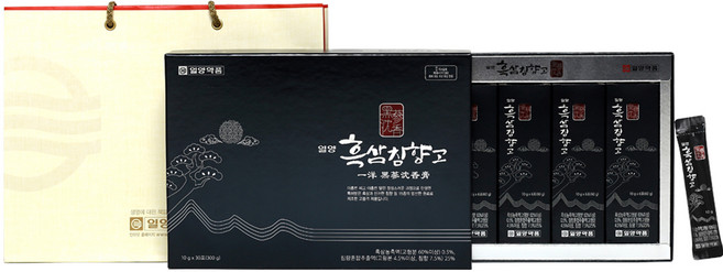 일양약품 일양 흑삼침향고 30p + 쇼핑백, 300g, 1개