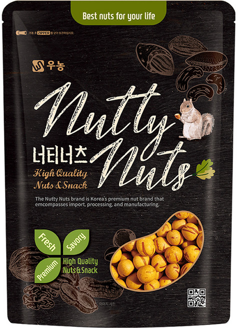 우농 꼬마 오징어땅콩, 500g, 1개