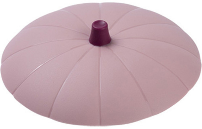 마미스테이블 실리콘 호박뚜껑 16cm, 베이비핑크, 1개