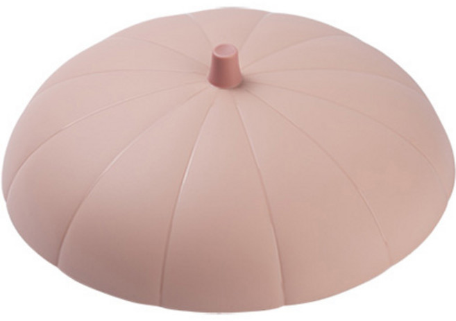 마미스테이블 실리콘 호박뚜껑 24cm, 피치, 1개