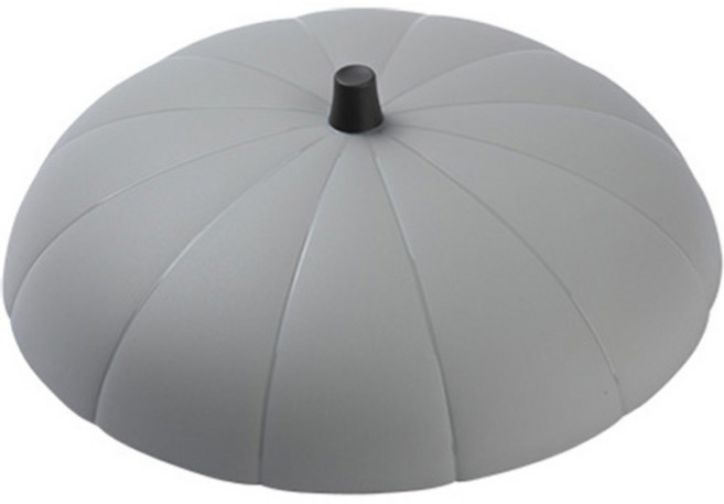 마미스테이블 실리콘 호박뚜껑 24cm, 라이트그레이, 1개