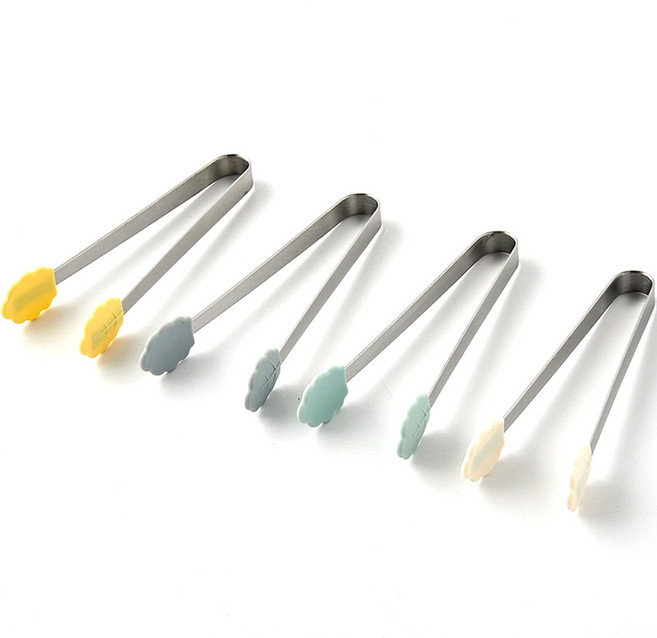 모던하우스 감성쿡 실리콘 미니집게 4종 세트, 혼합색상, 1세트