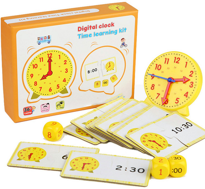 맘스아이 시계학습 활동세트, 1개