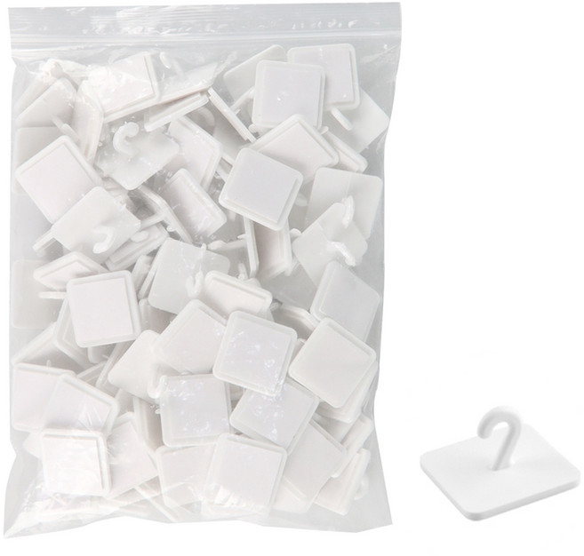 유니아트 고리 마운트 사각 15000, 흰색, 1개