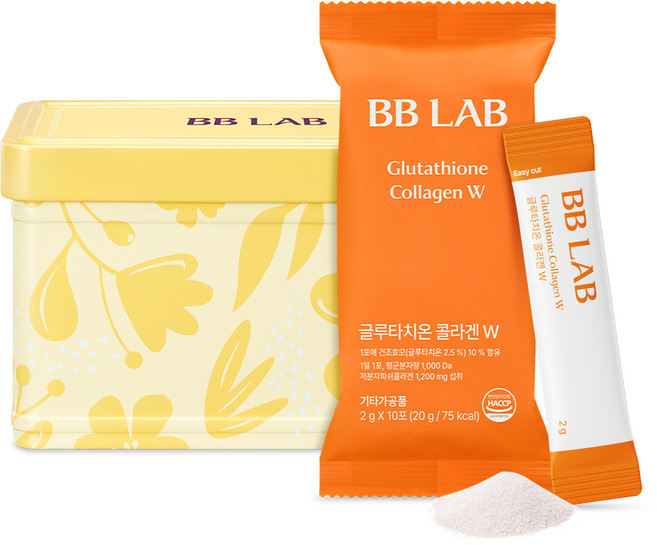 BB LAB 科研 小分子穀胱甘肽膠原蛋白粉W 30條入, 1個, 60g
