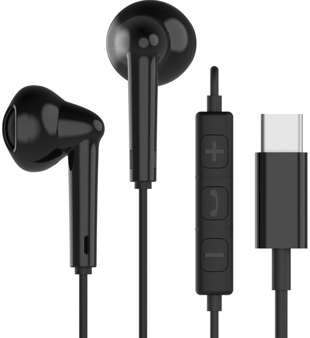 아이리버 C타입 오픈형 줄꼬임 방지 컴퓨터 노트북 애플 삼성 호환 유선이어폰 ISE-21C 블랙