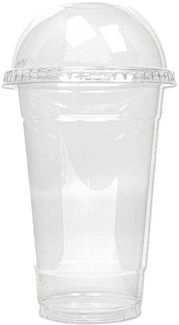 대경홈카페 투명 PET 아이스컵 + 돔뚜껑, 100개, 470ml