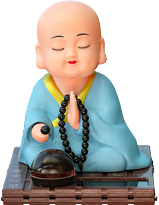 어반카 사미 스님 태양열 동자승, 블루, 1개