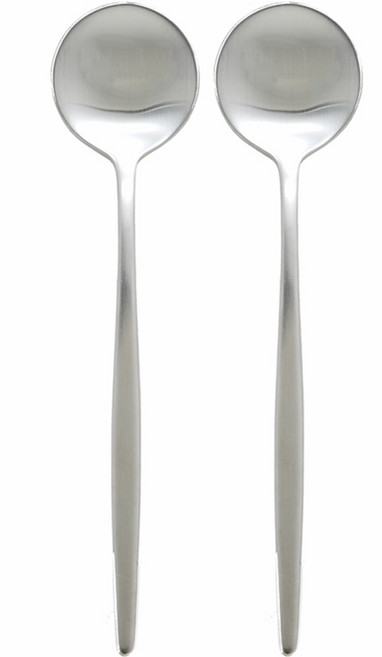 아벨라 무광 티스푼, 실버, 2개