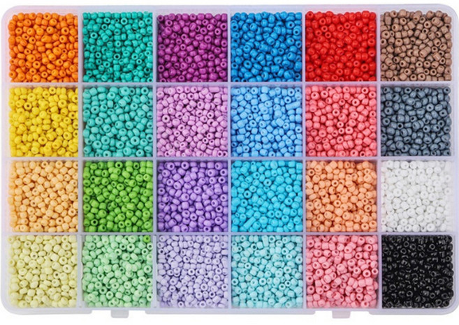 알로데 공예 구슬 만들기 DIY 비즈 3mm ONE SIZE, NO 01, 1개