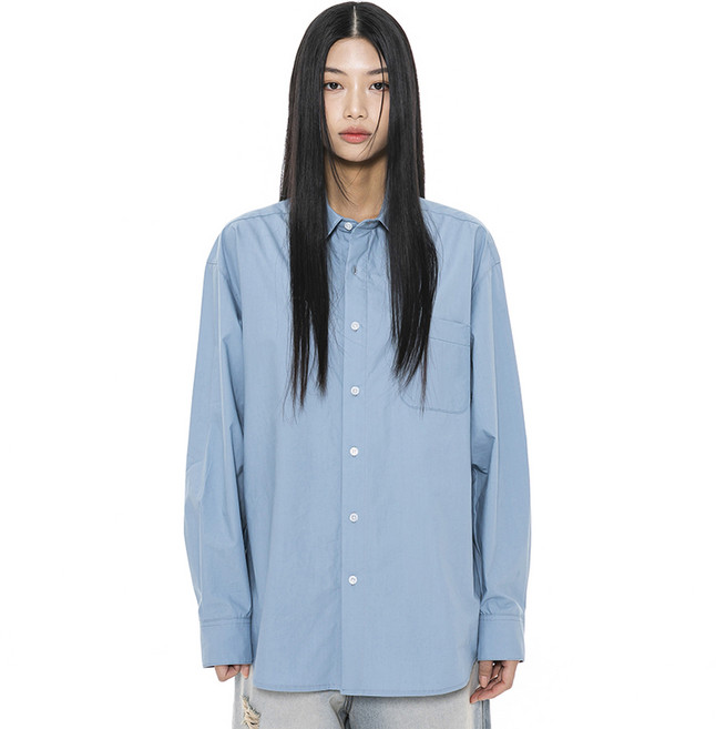 MILLIONCOR MLCR 刺繡素色襯衫 5261