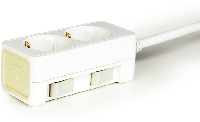 더슬림 개별스위치 멀티탭 2구 SY-SB2~6, 3m, LEMON, 1개