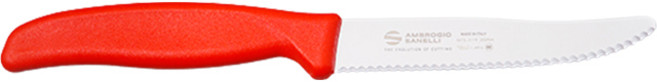 사넬리암브로지오 테이블 나이프 톱니날, 레드, 1개