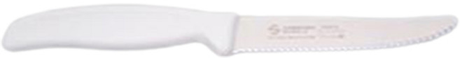 사넬리암브로지오 테이블 나이프 톱니날, 화이트, 1개