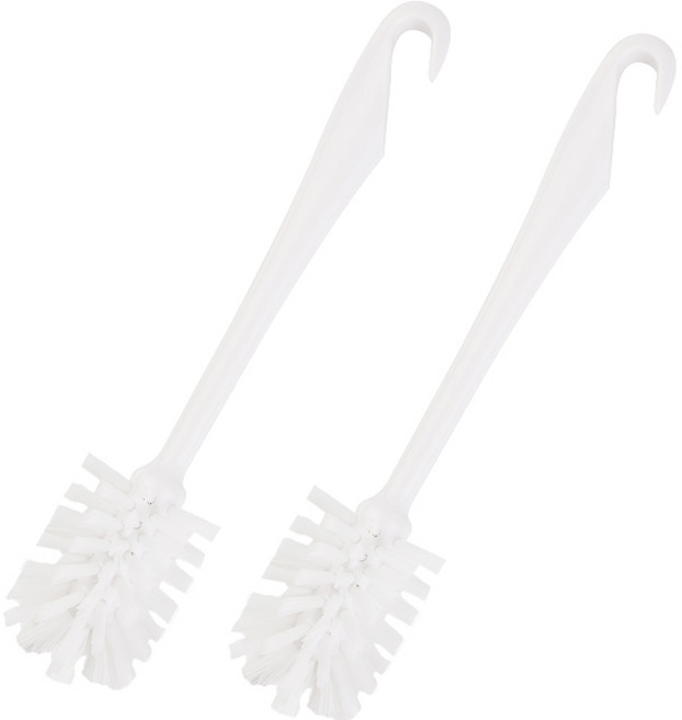 생활공식 다용도 세척 둥근 청소솔, 화이트, 2개