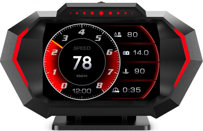 삼에스 HUD F9 헤드업 디스플레이 듀얼 차량용 계기판, 전차종, 1세트