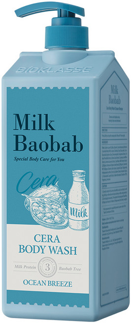 밀크바오밥 세라 바디워시 오션브리즈, 1.2L, 1개