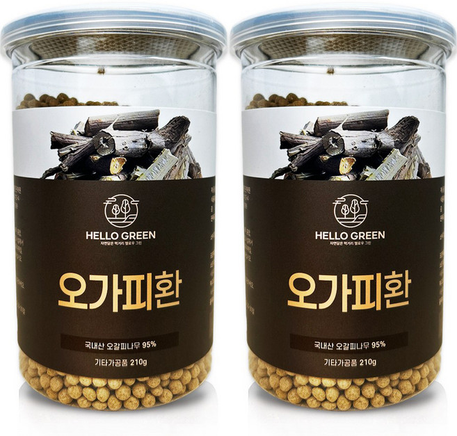 헬로우그린 오가피환, 2개, 210g