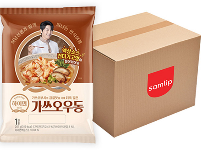 하이면 가쓰오우동, 207g, 20개