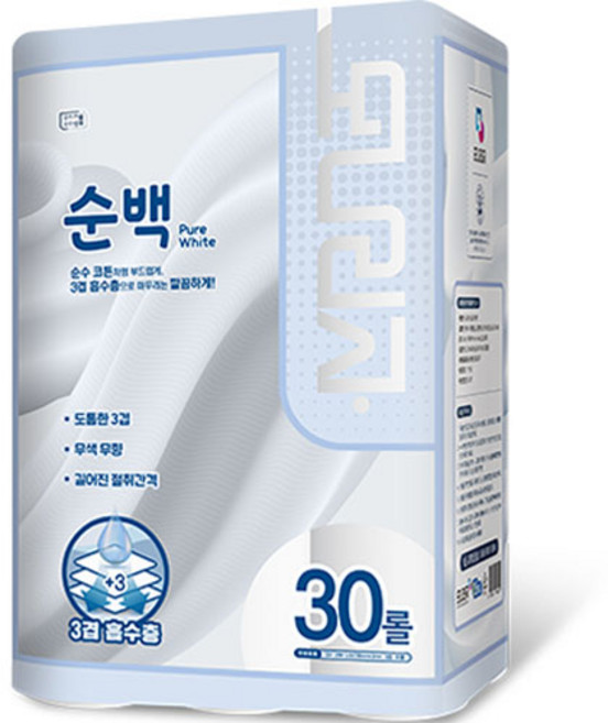 모나리자 순백 화장지, 28m, 30개입, 1개