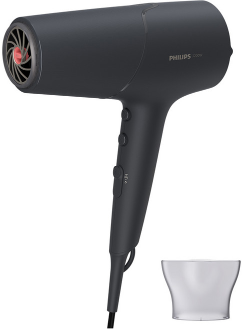 PHILIPS 飛利浦 5000 系列 Thermo Shield 溫控護髮吹風機 BHD504/09 2200W, 炭灰色