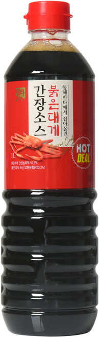 한라식품 붉은대게 간장소스, 1L, 1개