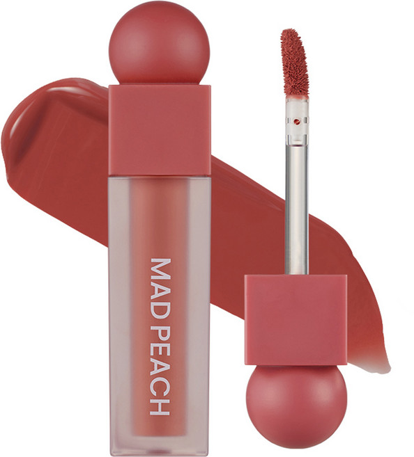 매드피치 스무드핏 컬러 립 틴트, 01 퍼지로즈, 3.8ml, 1개