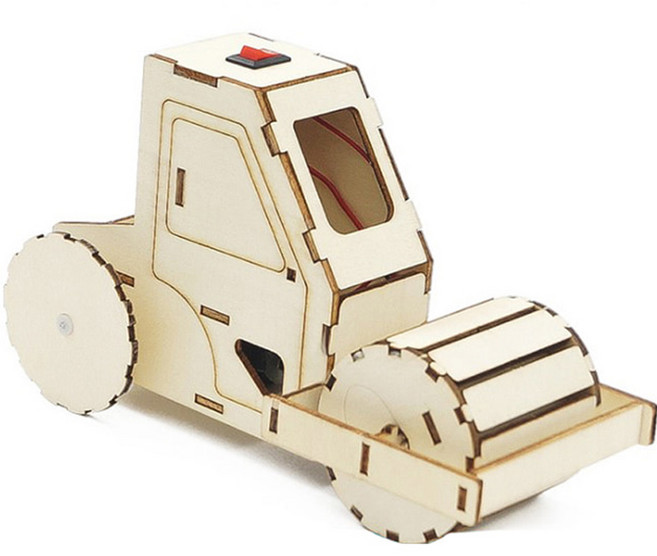 티처스 STEAM 로드롤러 중장비차 만들기 C-38, 1개