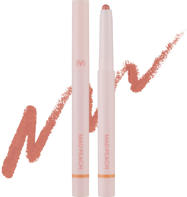 매드피치 오버핏 립펜슬 9.6g, 02 누드베이지, 1개