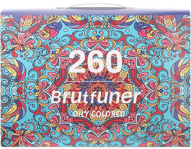 Brutfuner Jaei&Jaei 油性色鉛筆組, 260色, 1套
