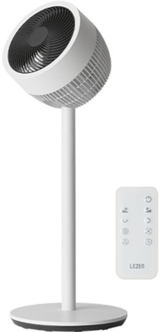 르젠 BLDC 리모컨 3D 에어 써큘레이터, LZEF-RS10