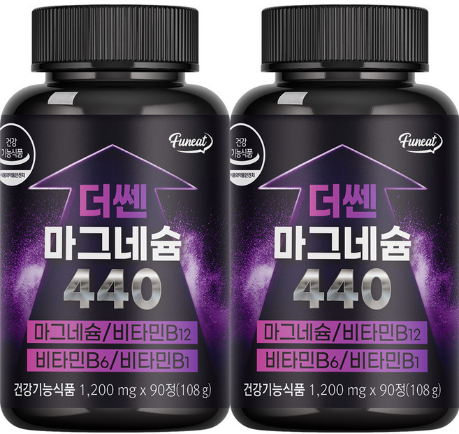 퍼니트 더쎈 마그네슘 440 108g, 90정, 2개