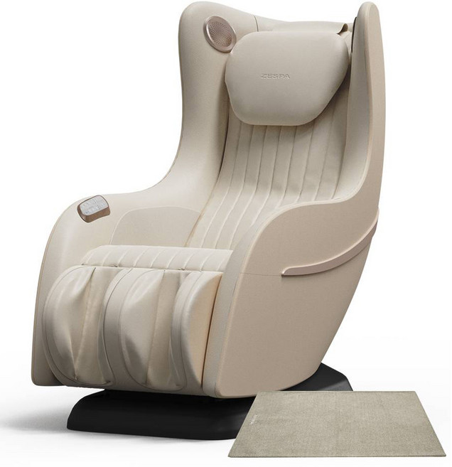 제스파 르넬하비 안마의자 + 전용 러그 세트 방문설치, ZPC3181(안마의자), ZP540(러그), 베이지(안마의자),브라운(랜덤발송/러그)