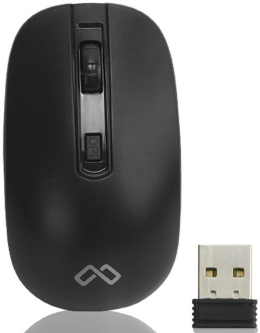맥스틸 저소음 무선 마우스, MO-WM11, 블랙