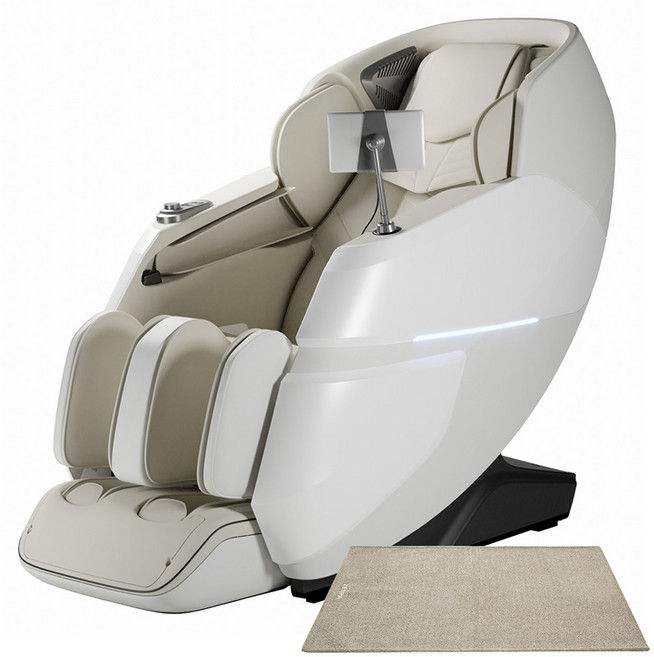 제스파 엘라가르 안마의자 + 전용 러그, ZPC3231(안마의자), ZP540(러그), 화이트(안마의자),브라운(랜덤발송/러그)