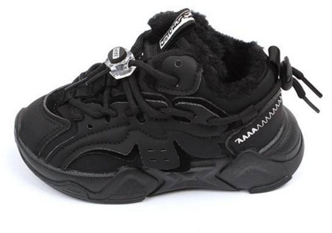 루루슈 아동용 파우더 겨울 털 운동화 BW107