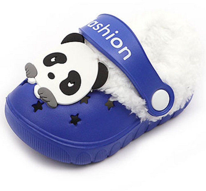 루루슈 아동용 빼꼼판다 털 방한화 BW166